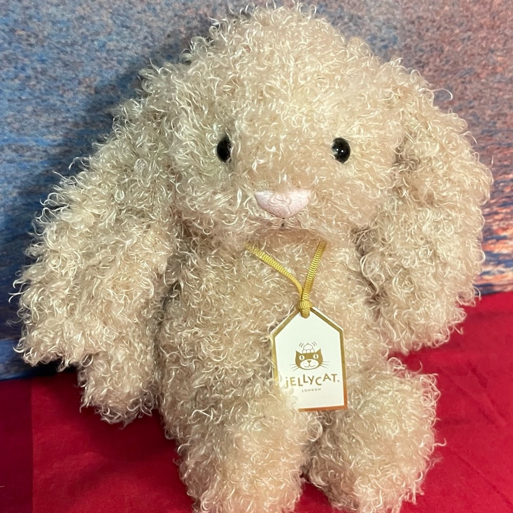 Jellycat Original Bashful Luxe Bunny Curly-RETIRED